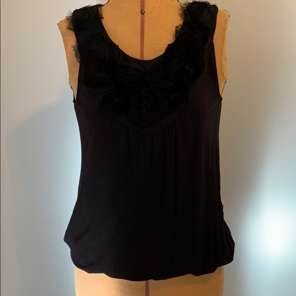 Style & Co rose detail sleeveless blouse